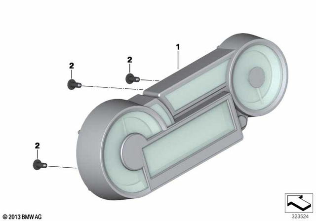 62117921973 - : Instrument Cluster for BMW-Motorrad Image