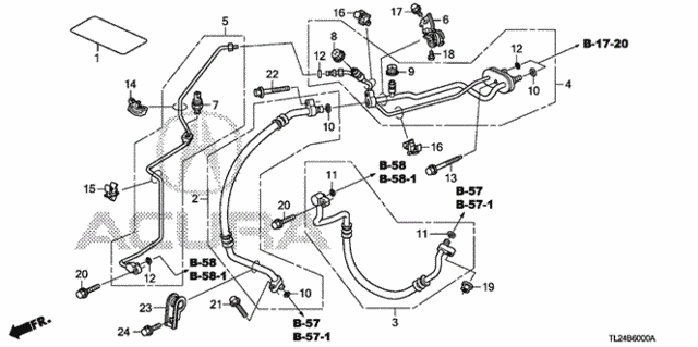 A/C Hoses - Pipes for 2009 Acura TSX #0