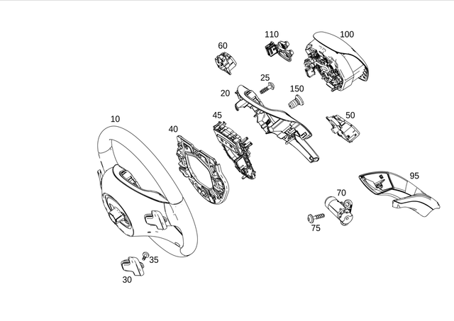 1664640717 - Steering: Contact Plate for Mercedes-Benz Image image