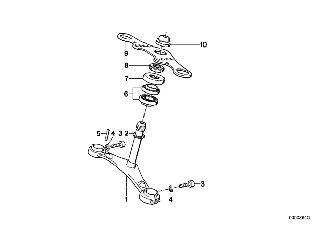 31421454230 - : Lower Fork Cross Brace    for BMW-Motorrad Image