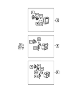 68376512AA - Electrical: Blind Spot Module Bracket, Left for Mopar Image