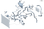 294501550064 - Cooling/Auxiliary Heating: Coolant Filling Hose for Mercedes-Benz: EQE 350, EQE 350 SUV, EQE 350+, EQE 350+ SUV, EQE 500, EQE 500 SUV, EQE AMG, EQE AMG SUV, EQS 450, EQS 450 SUV, EQS 450+, EQS 450+ SUV, EQS 580, EQS 580 SUV, EQS AMG, Maybach EQS 680 SUV Image