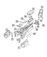 6QM58LXHAA - Interior Trim: Floor Console for Mopar Image