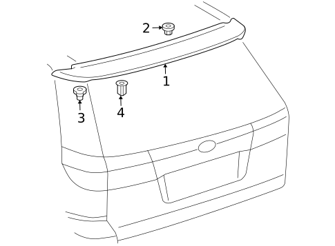Spoiler for 2005 Toyota Sienna #0