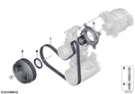 11235A3CF02 - Engine: Vibration Damper for BMW Image