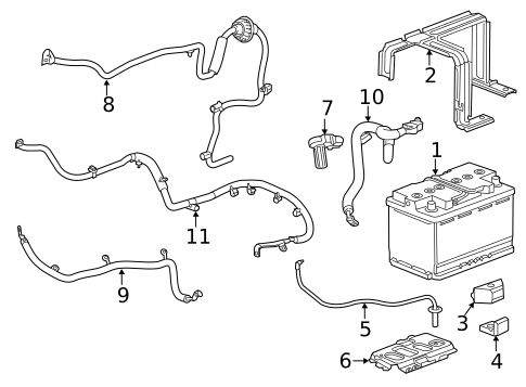 Battery & Related Components for 2021 Chevrolet Camaro #0