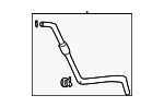 70060S9AJ00 - : Rear Hose for Honda: CR-V Image