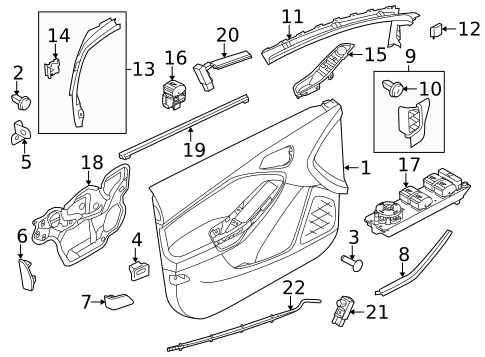 Switches, Solenoids & Actuators for 2017 Ford Focus #2