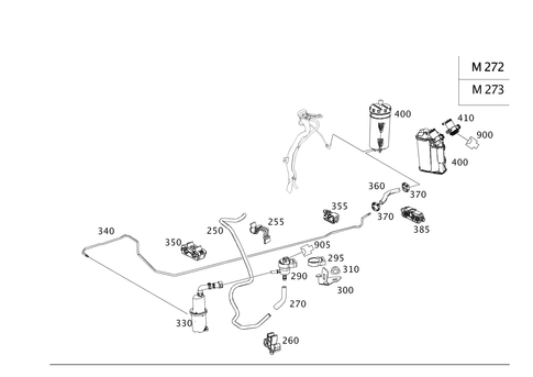 Evaporative Emission Control System for 2011 Mercedes-Benz E550 #0