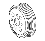 1617338041 - Cooling System: Pulley for Lexus: GS F, GS460, IS F, IS500, LC500, LS460, RC F Image