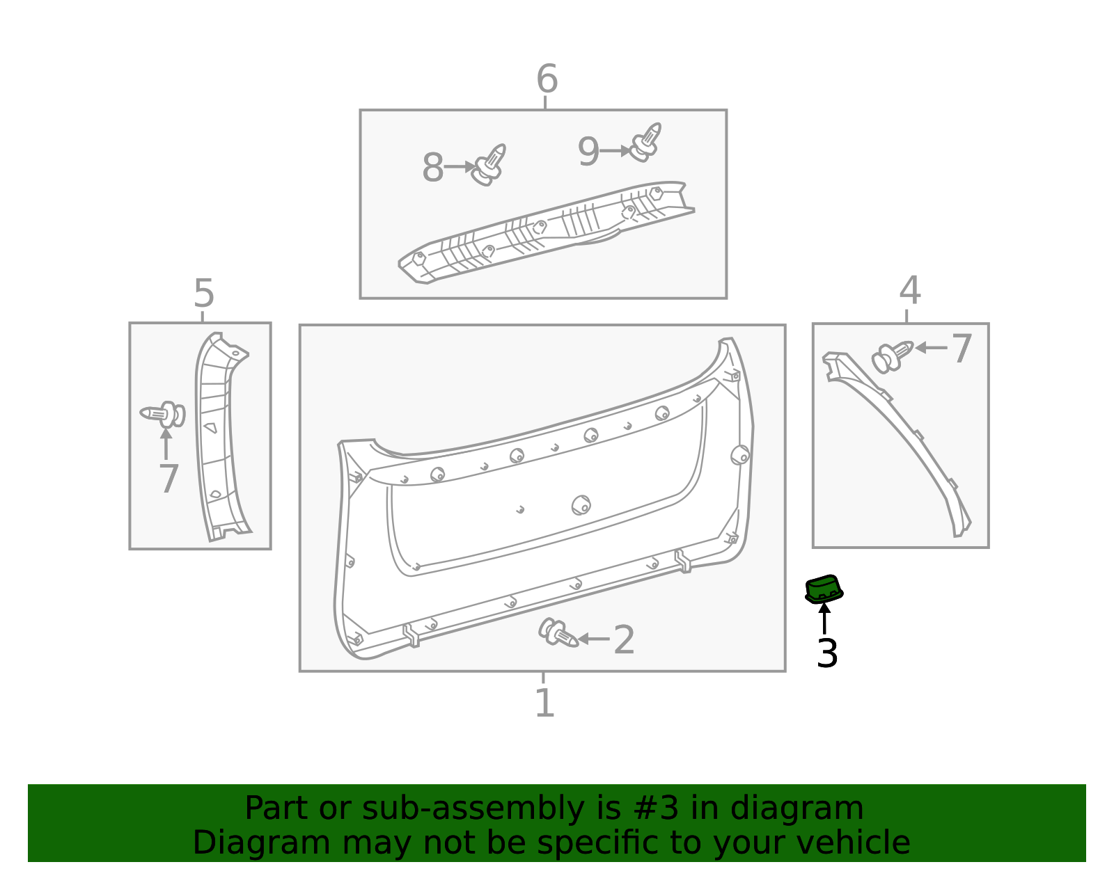 2009-2020 Toyota Handle 74811-0E010-C0 | Toyota Parts Center