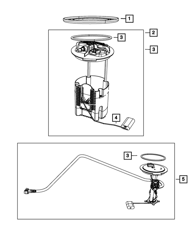 52030369AA - Fuel and Accelerator Pedal: Lock Ring for Mopar Image image