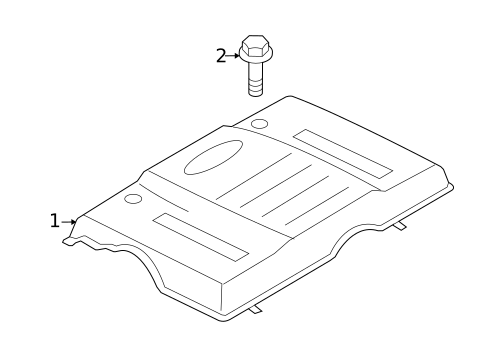 Engine Appearance Cover for 2007 Ford Expedition #0