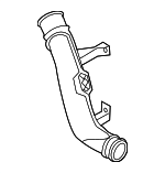 5C0145770C - Belts &amp; Cooling: Inter-cooler Pipe for Volkswagen Image