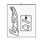 15823609 - Body: Rear Pillar for Hummer: H3 Image