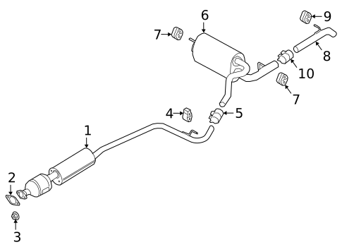 Exhaust Components for 2022 Ford Transit Connect #0