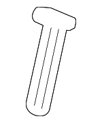 719310R050C0 - Body: Headrest Guide for Toyota: bZ4X, C-HR, Camry, Corolla, Corolla Cross, Crown, Crown Signia, GR Corolla, Grand Highlander, Highlander, Mirai, Prius, Prius AWD-e, Prius Prime, RAV4, RAV4 Prime, Sienna, Venza Image