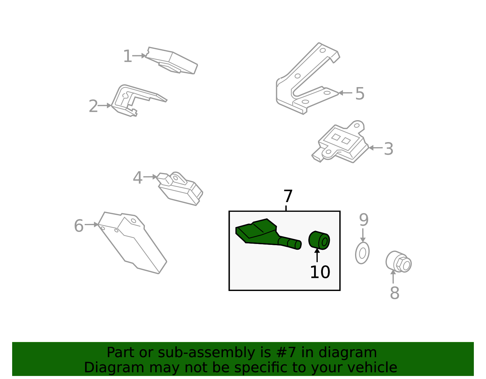 42753-TL2-A52 - Tire Pressure Sensor 2009-2014 Acura TSX | Curry Acura ...