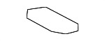 73223AC010 - Body: Seat Belt Retractor Cover for Toyota Image