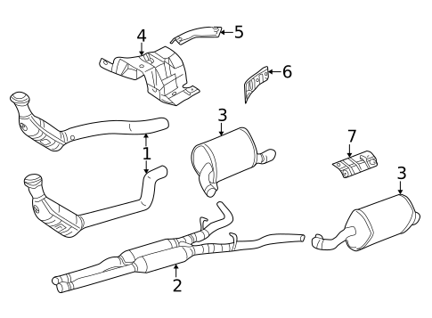 Exhaust Components for 2005 Jaguar S-Type #0