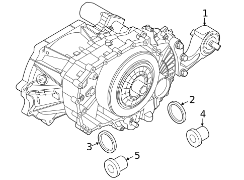 Axle & Differential for 2023 Porsche Taycan #0