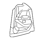 5065608AB - Body: Tail Lamp Pocket for Dodge: Magnum Image