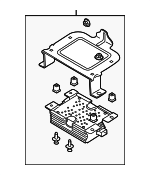 7G1Z18B849A - Body: Amplifier for Ford: Five Hundred | Mercury: Montego, Sable Image