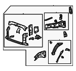 86790625 - Body: Support Assembly for Cadillac: Escalade, Escalade ESV | Chevrolet: Suburban, Tahoe | GMC: Yukon, Yukon XL Image