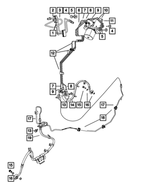 6507045AA - Brakes: Hex Head Bolt And Washer, Mounting for Mopar Image
