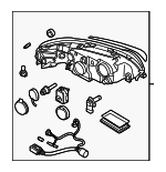 30784254 - Electrical: Headlamp Assembly for Volvo Image