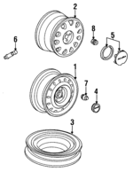 42700SL5A91 - : Wheel for Acura Image