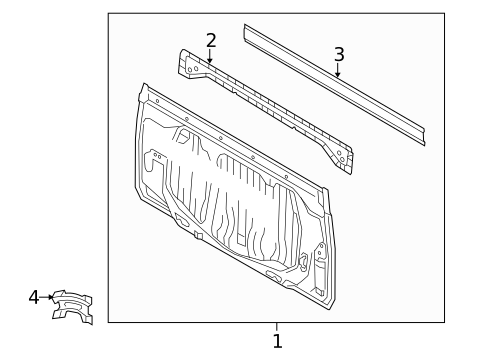Back Panel for 2021 Toyota Tundra #0