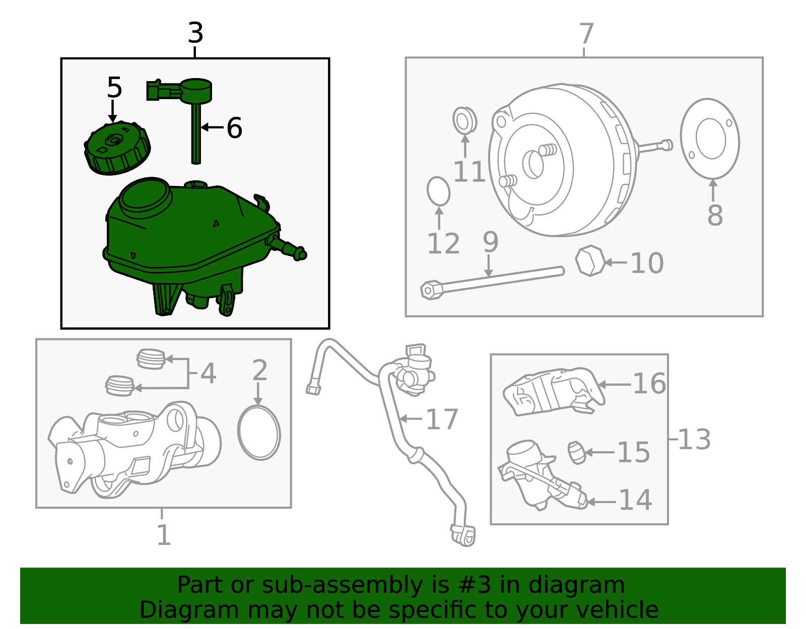 thumbnail interactive-video image 1 of GM OEM Brake Master Cylinder With Reservoir – 2009-2018 Chevrolet GMC (15935844 / 93744982 / 1741189) 1 of 3