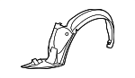 25812978 - Body: Fender Liner for Saturn: Aura Image