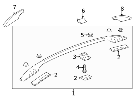 Luggage Carrier for 2014 Chevrolet Captiva Sport #0