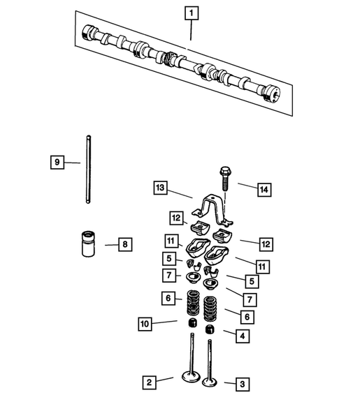 Camshafts & Valves for 2004 Jeep Grand Cherokee #0