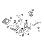 6104787AA - Fuel: Clamp for Dodge: Sprinter 2500, Sprinter 3500 Image