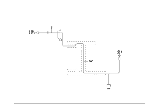 203540500898 - Electrical System: Wiring Harness for Mercedes-Benz Image image