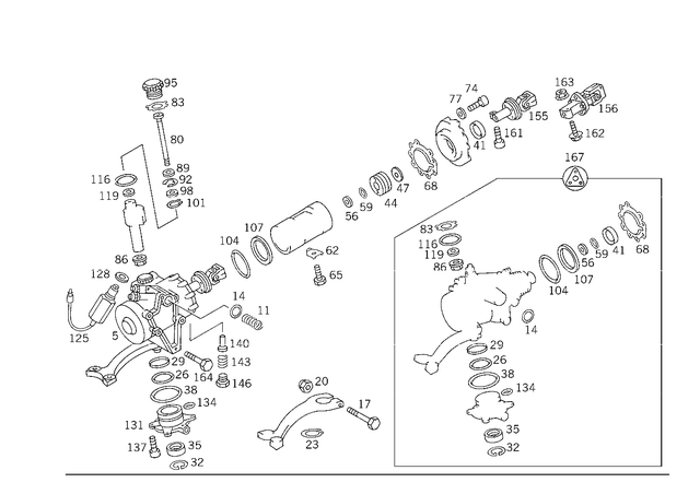 1404605601 - Steering: Steering for Mercedes-Benz: 300SD, 400SE, 400SEL, 500SEC, 500SEL, 600SEL, S420 Image