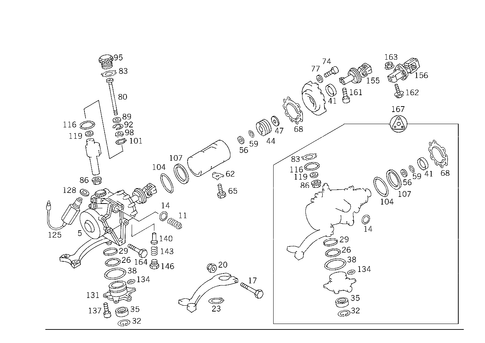 Steering Gear for 1984 Mercedes-Benz 300SD #0