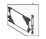7812A352 - HVAC: Condenser for Mitsubishi: Outlander Sport Image