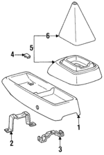 5884095D0003 - : 1991-1993 Toyota Previa - Shift Boot for Toyota: Previa Image