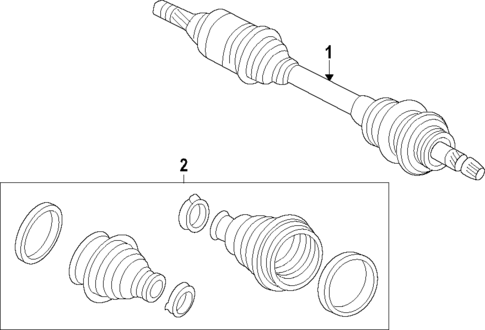 Axle Shafts & Joints for 2012 Ford Edge #0