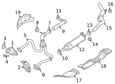 Exhaust Components for 2013 Ram 1500 #0