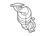 68531427AB - Exhaust: Catalytic Converter for Mopar Image