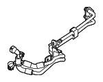 LR165233 - Cooling System: Hose &amp; Tube Assembly for Land-Rover Image