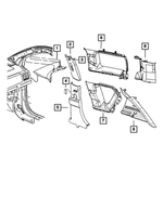 XH25HDAAB - Interior Trim: Plug for Mopar Image