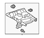 6248012280C0 - Body: Upper Quarter Trim for Toyota Image