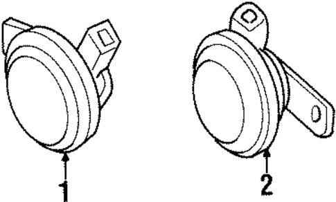 Horn for 1994 Honda Prelude #0