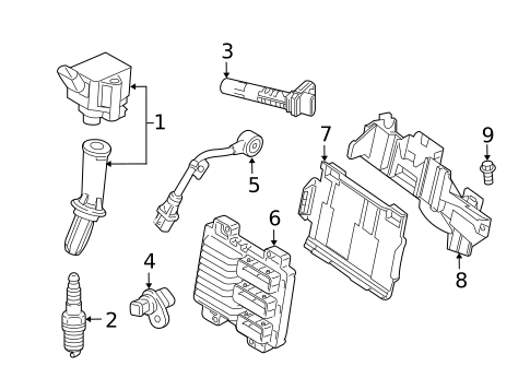 Ignition System for 2023 Chevrolet Malibu #1